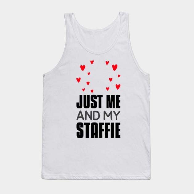 Just me and my staffie Tank Top by MangoJonesLife